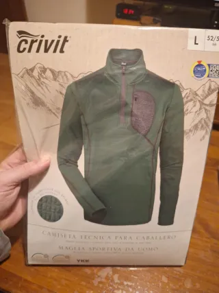 Camiseta Crivit Polar Técnica Caballero Talla L