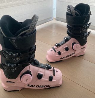 Botas de esquí Salomon mujer rosa