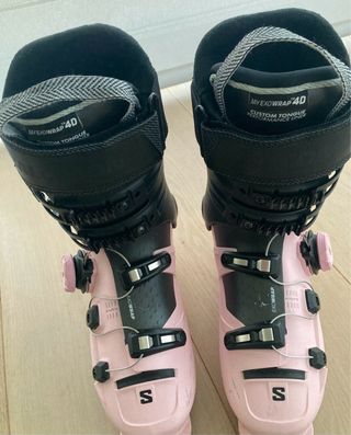 Botas de esquí Salomon mujer rosa