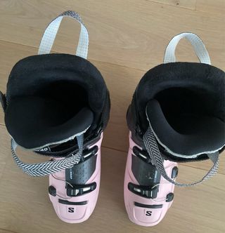 Botas de esquí Salomon mujer rosa