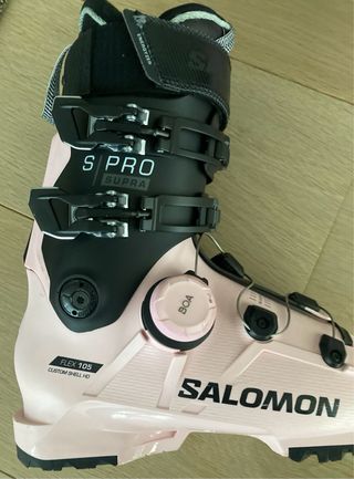 Botas de esquí Salomon mujer rosa