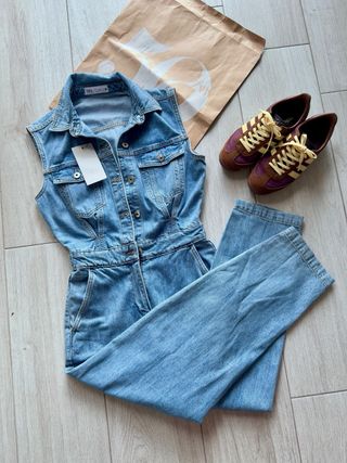 Mono vaquero Zara sin mangas