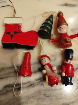 Lote figuras Navidad vintage