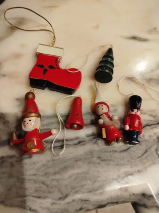 Lote figuras Navidad vintage