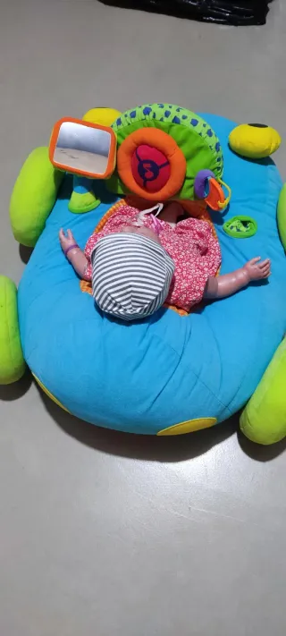 Coche actividades bebé con espejo