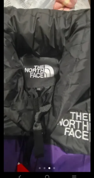Chaleco The North Face XXL Negro/Morado