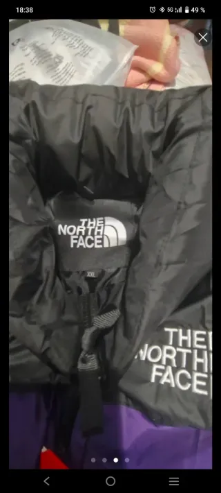 Chaleco The North Face XXL Negro/Morado