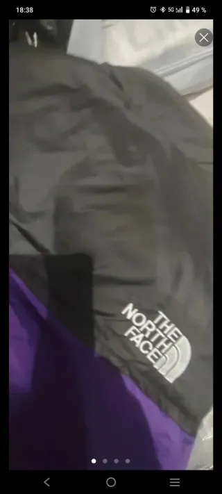 Chaleco The North Face XXL Negro/Morado