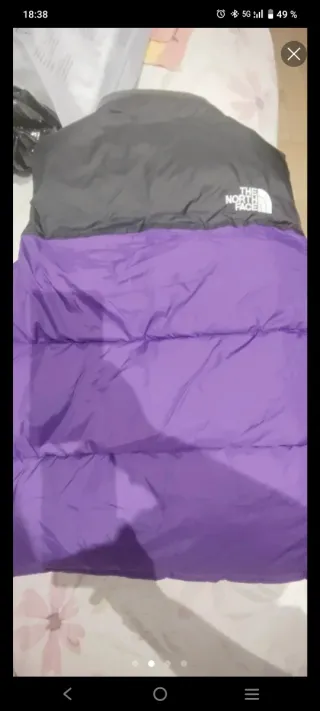 Chaleco The North Face XXL Negro/Morado