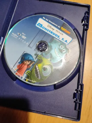 Monstruos S.A. DVD Disney Pixar Español