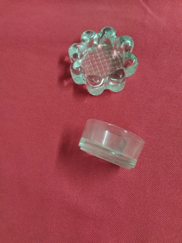 2 Soportes para Velas de Cristal