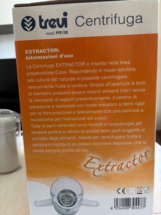 Centrifuga Trevi PR126 come nuova