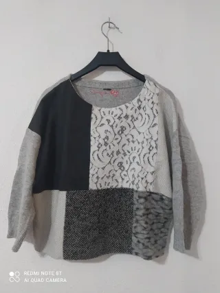 Jersey Desigual Patchwork Talla M