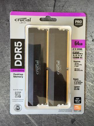 Memoria RAM Crucial DDR5 64GB (2x32GB) 6400MHz
