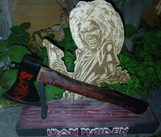 Iron Maiden Killers Ascia Decorativa
