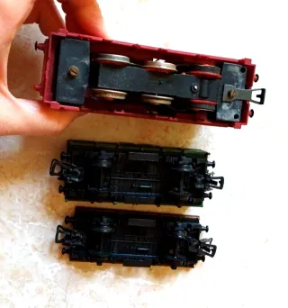 Lima Locomotiva Diesel V60 155 + vagoni merci H0