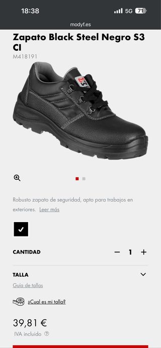 botas de seguridad