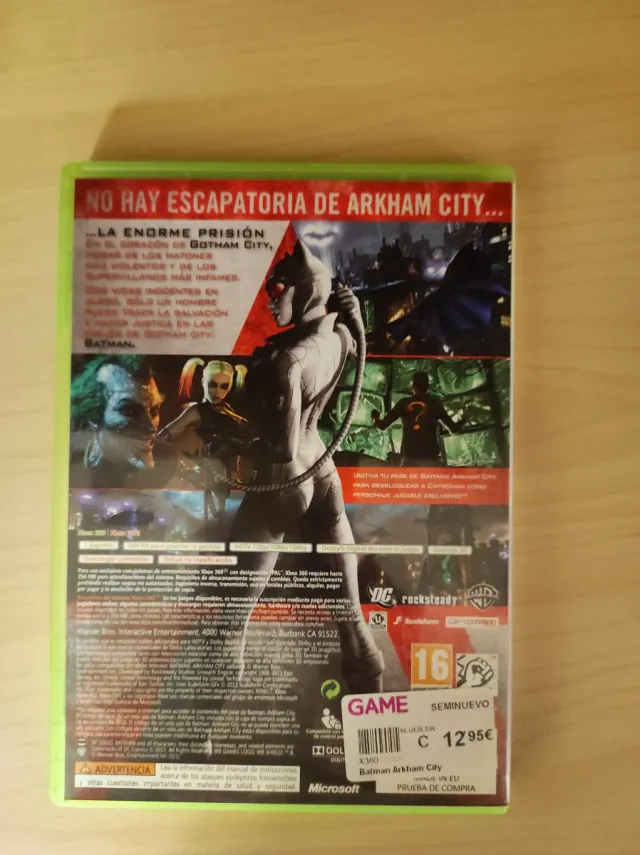 Batman Arkham City Xbox 360