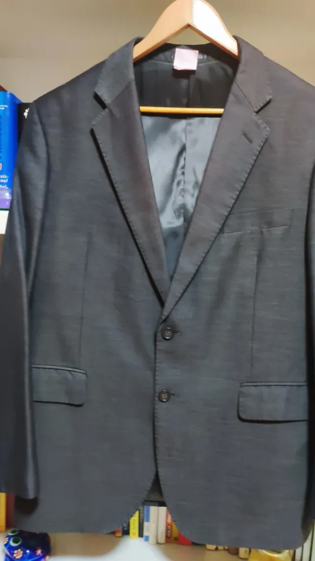 Traje caballero gris marengo