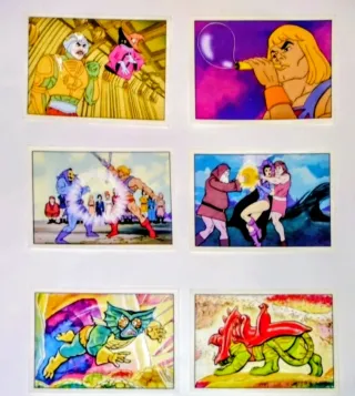 24 CROMOS de MASTERS OF THE UNIVERSE año 1983