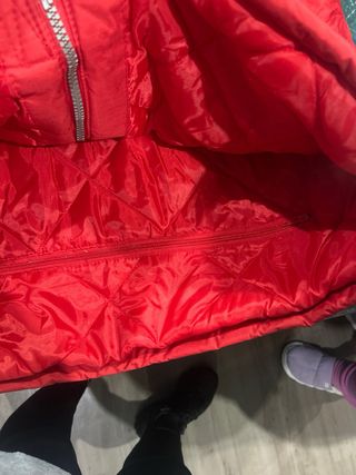 Chaquetón hombre rojo XXL muy abrigado.