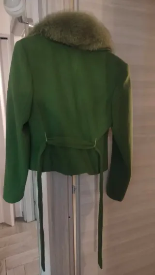 Cappotto CristinaEffe con pelliccia al collo