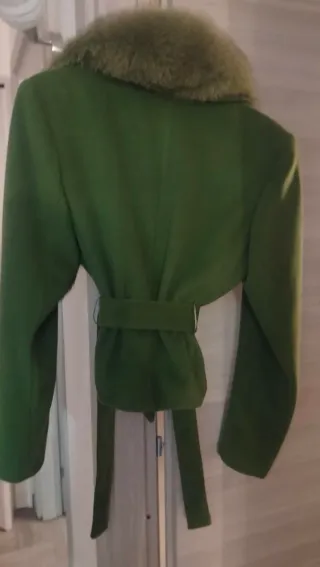 Cappotto CristinaEffe con pelliccia al collo