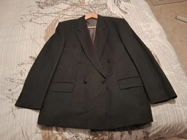 Chaqueta gris de vestir