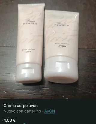 Set Crema Corpo Avon Rare Pearls