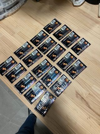 19 sobres de cromos dragon ball gt serie 1