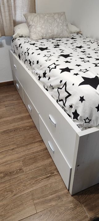 Cama nido con cajones