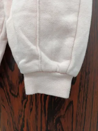 Pantalón chándal bebé rosa