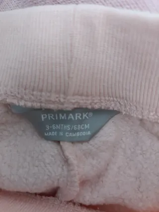 Pantalón chándal bebé rosa