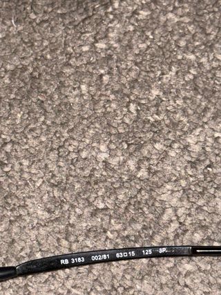 Gafas de sol Ray-Ban polarized negras