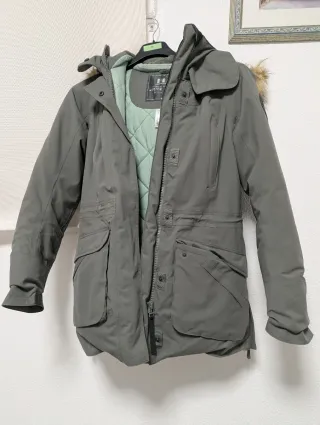 Abrigo Decathlon Verde mujer -20 grados