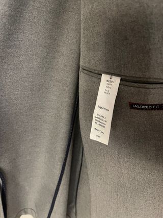 Americana Macson Gris Talla 52 Nueva