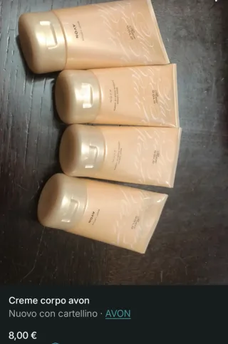 Set 4 Creme Corpo Avon Oro