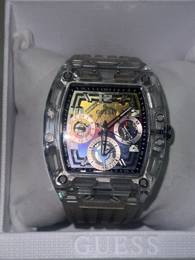 Reloj Guess Transparente Multicolor