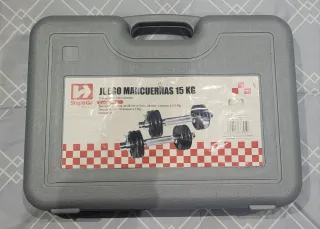 Kit da palestra con manubri da 15kg