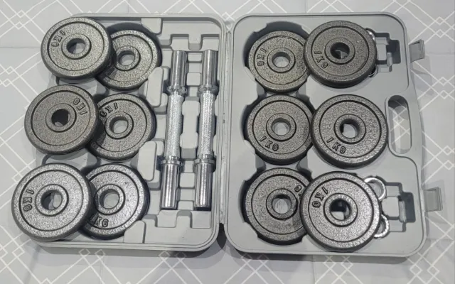 Kit da palestra con manubri da 15kg