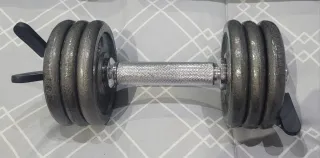 Kit da palestra con manubri da 15kg