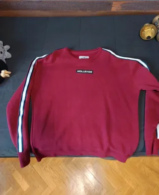 Sudadera Hollister Roja Talla L