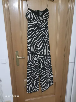 Mono Mango Talla XS Estampado Cebra