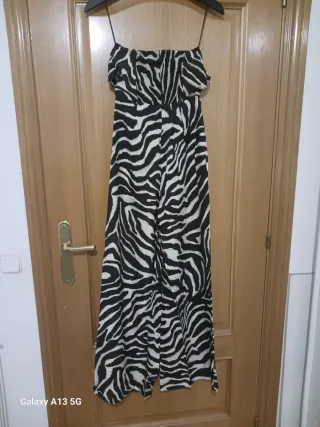 Mono Mango Talla XS Estampado Cebra