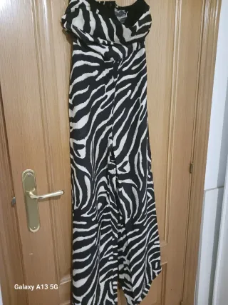 Mono Mango Talla XS Estampado Cebra