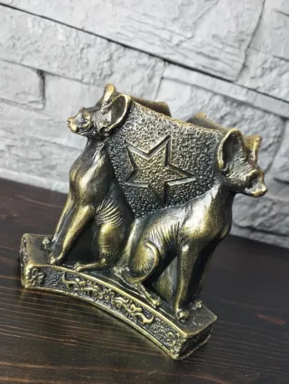 Scultura Triade Gatti Gothic