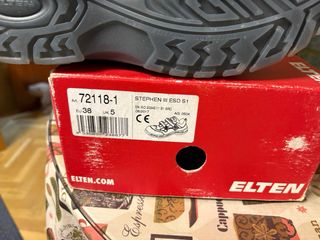 Zapatos de Seguridad Elten S1 Negros