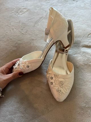 Zapatos de Novia Blancos
