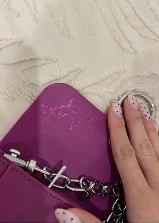 Bolso original Zadig & Voltaire Kate Rosa/Morado