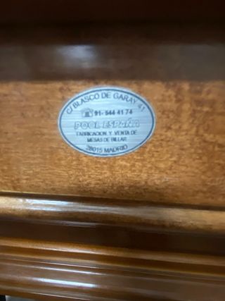 Mesa de billar francés